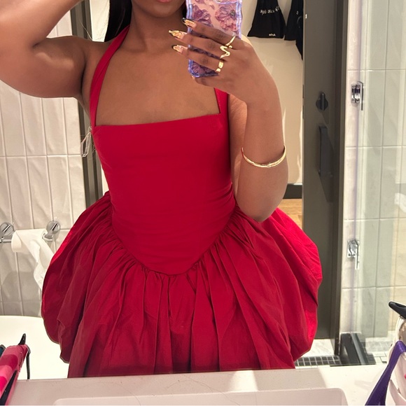 Maricia Mini Dress - Red - Picture 4 of 4